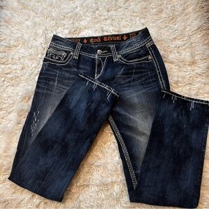 Rock Revival Women's Dark Blue Jeans